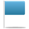 Flag Blue Icon 96x96 png