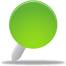 Pin Green Icon 96x96 png