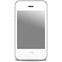 iPhone Front White Icon 128x128 png