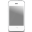 iPhone Front White Icon 32x32 png