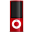 iPod Nano Red Icon 32x32 png