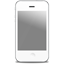 iPhone Front White Icon 64x64 png