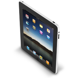 iPad New Black Icon 256x256 png