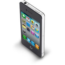 iPhone 4 Black Icon 256x256 png
