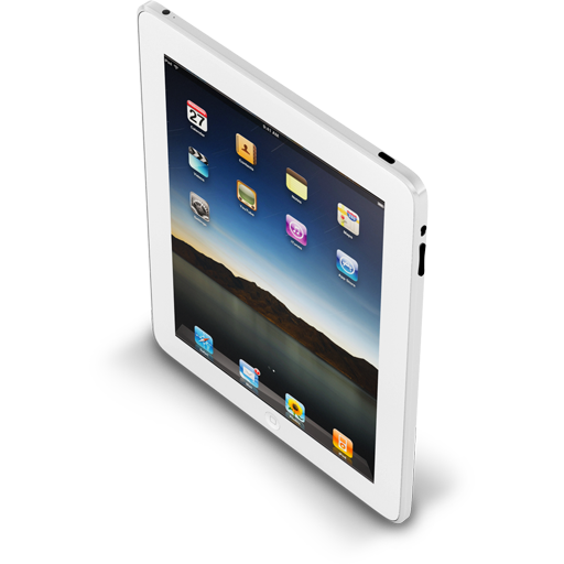 iPad New White Icon 512x512 png