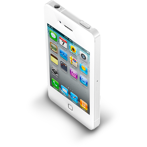 iPhone 4 White Icon 512x512 png