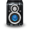 Graphite Blue Speaker Icon