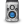 Metal Blue Speaker Icon 24x24 png