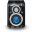 Graphite Blue Speaker Icon 32x32 png