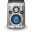 Metal Blue Speaker Icon 32x32 png