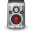 Metal Red Speaker Icon 32x32 png