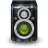Graphite Green Speaker Icon 48x48 png
