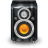 Graphite Orange Speaker Icon