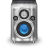 Metal Blue Speaker Icon 48x48 png