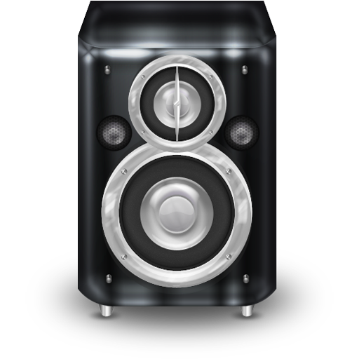 Graphite Speaker Icon 512x512 png