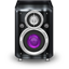 Graphite Purple Speaker Icon 64x64 png