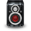 Graphite Red Speaker Icon 64x64 png