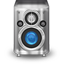 Metal Blue Speaker Icon 64x64 png