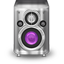 Metal Purple Speaker Icon 64x64 png