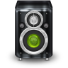 Graphite Green Speaker Icon 96x96 png
