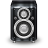 Graphite Speaker Icon 96x96 png