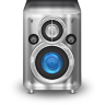 Metal Blue Speaker Icon 96x96 png