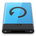 Blue Backup B Icon - HDRV+ Icons - SoftIcons.com