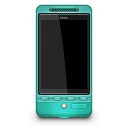 HTC Hero Turquoise Icon - HTC Hero Icons - SoftIcons.com