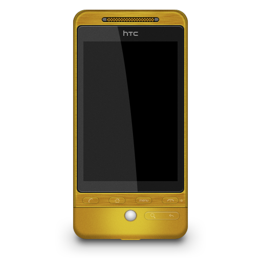 HTC Hero Orange Icon - HTC Hero Icons - SoftIcons.com
