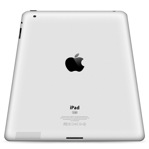 iPad 2 Back Perspective Icon - iPad 2 Icons - SoftIcons.com