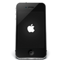 Apple iPhone Black Icon 128x128 png