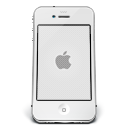 Apple iPhone White Icon 128x128 png