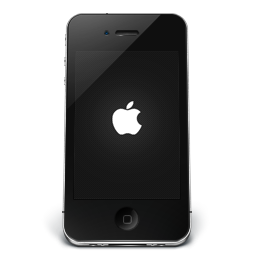 Apple iPhone Black Icon 256x256 png