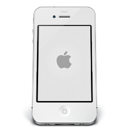 Apple iPhone White Icon 256x256 png