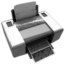 Grey Printer Icon
