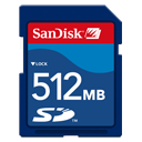 SD Card 512MB Icon