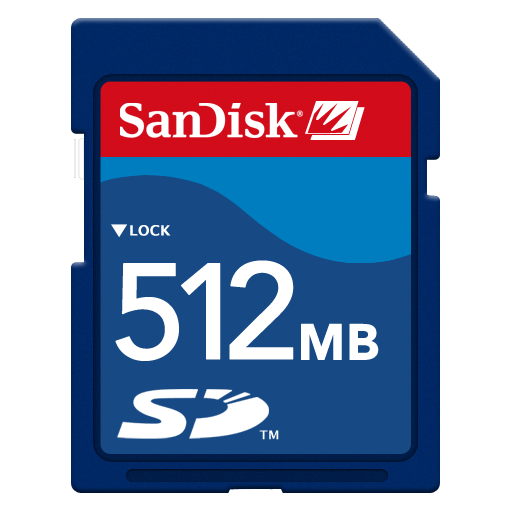 SD Card 512MB Icon 512x512 png
