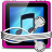 Pink Tunes Folder Icon