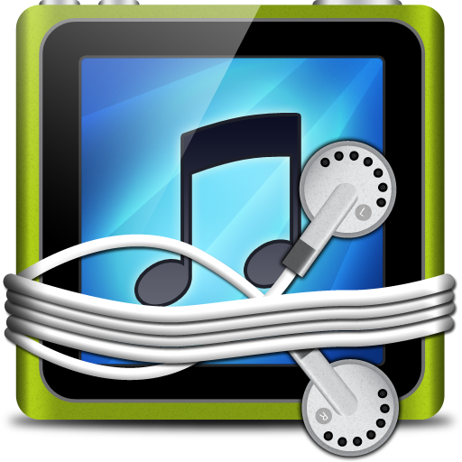 Green Tunes Folder Icon 512x512 png
