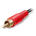 RCA Connector Plug Icon 128x128 png