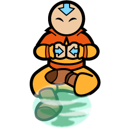 Air Scooter Aang Icon - Avatar Minis Icons - SoftIcons.com