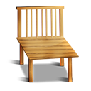 Wooden Chair Icon 128x128 png