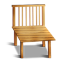 Wooden Chair Icon 64x64 png