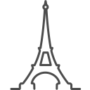 Paris Eiffel Icon 128x128 png