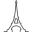 Paris Eiffel Icon 32x32 png
