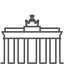 Berlin Gate Icon 64x64 png