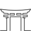 Japan Torii Icon 64x64 png