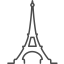 Paris Eiffel Icon 64x64 png
