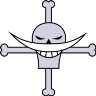 Barbe Blanche Icon - One Piece Jolly Roger Icons - Softicons.com