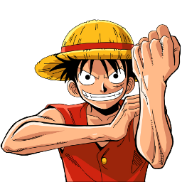 Monkey D Luffey Icon - One Piece Personnages Icons - SoftIcons.com
